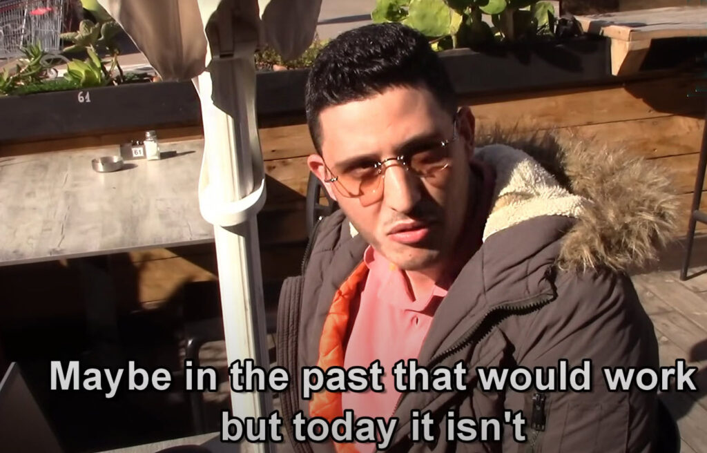 Met zijn video’s belicht Corey beide kanten van het conflict in Gaza